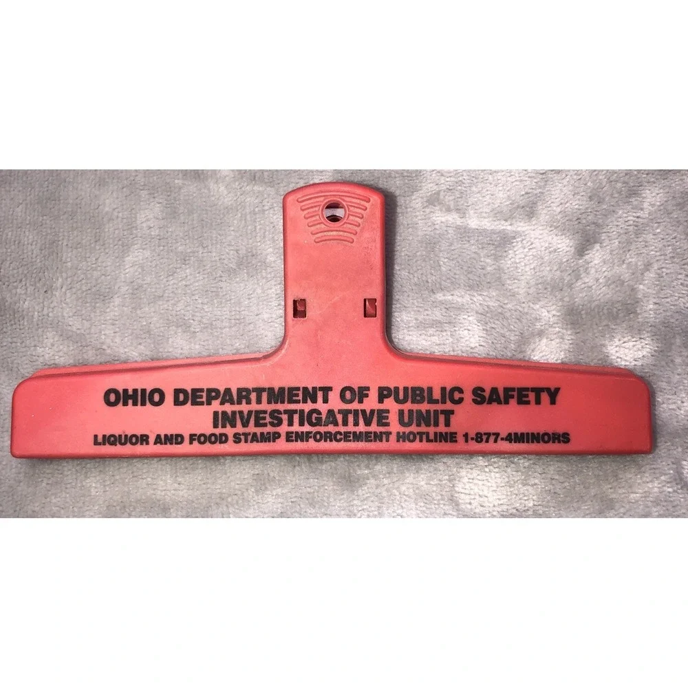 Vtg Ohio Board Of Public Safety Investigative Unit‎ Board File Clip 6